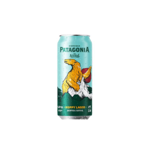 Cerveza Patagonia Hoppi Lager Lata 470cc 4.8º