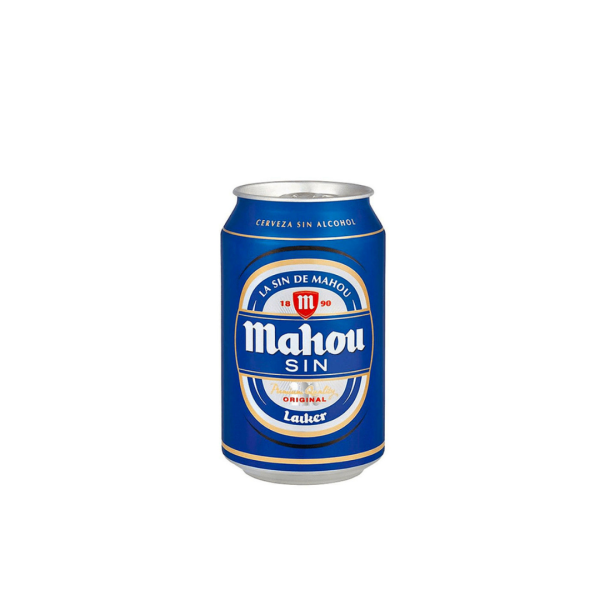 Cerveza Mahou Sin Alcohol Lata 330cc 1°