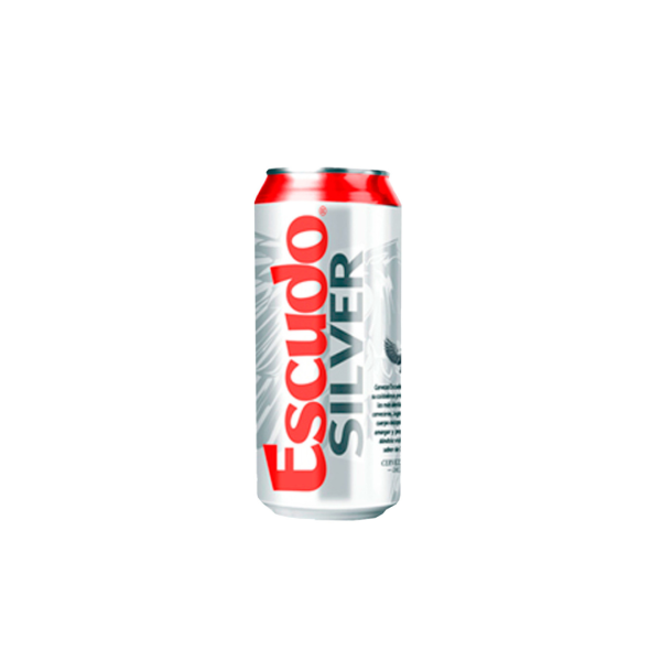 Cerveza Escudo Silver Lata 470cc