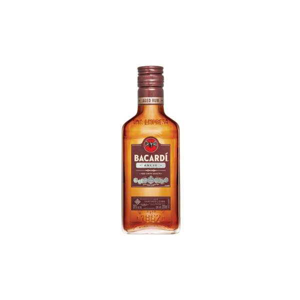 Ron Bacardí Añejo 200cc 40º RON PETACA