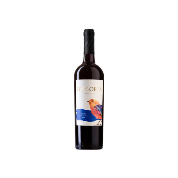 Vino 7 Colores Cortejo Merlot 750cc 13º