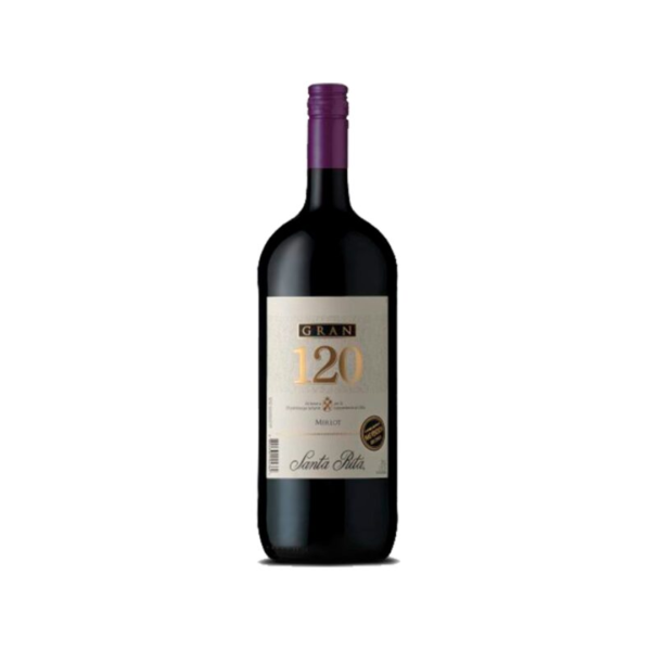Vino Gran 120 Merlot Botellón 1.5LT 12º