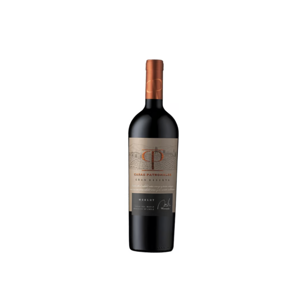 Vino Casas Patronales Gran Rva Merlot 750cc 14º VINO
