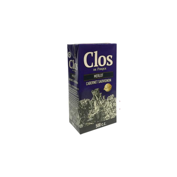 Vino Clos TPK Tinto Merlot 500cc 11.5º VINO