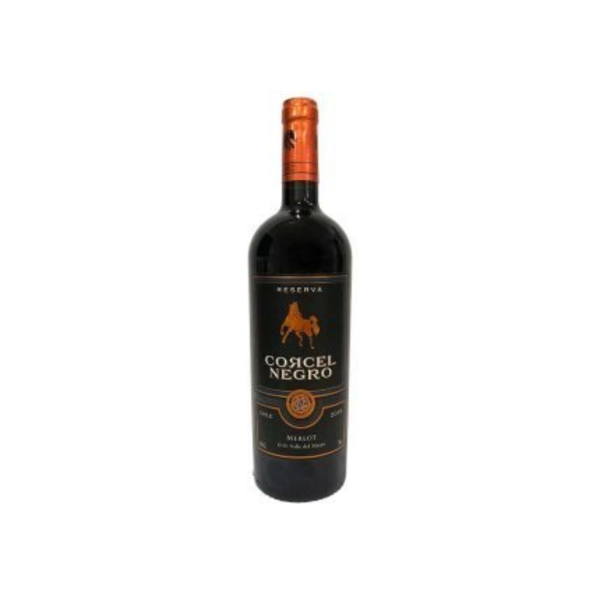 Vino Corcel Negro Merlot Botellon 1.5LT 12.5º